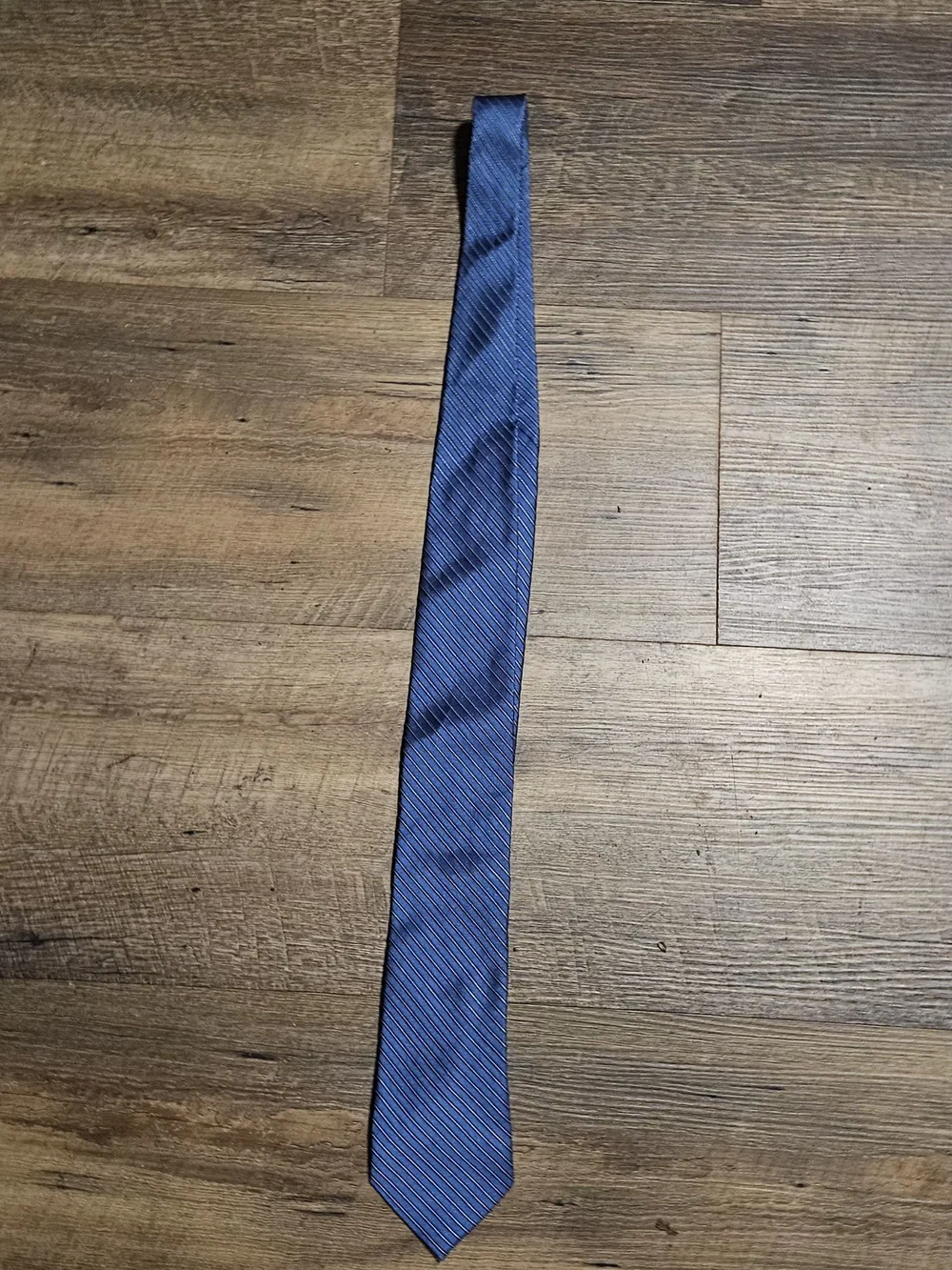Merona Blue Striped Men's Tie - Classic Formal Accessory